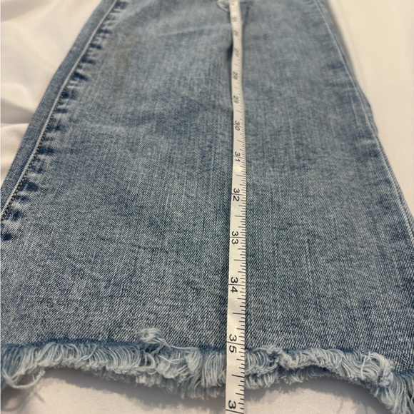 Harper (Francesca's Collections) Distressed Y2K High Rise flare Jeans - Picture 6 of 8